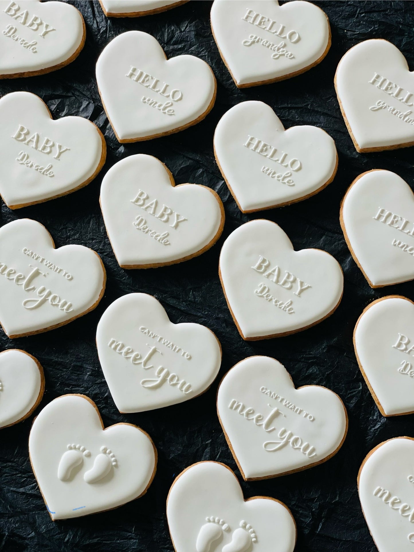 Baby shower cookies