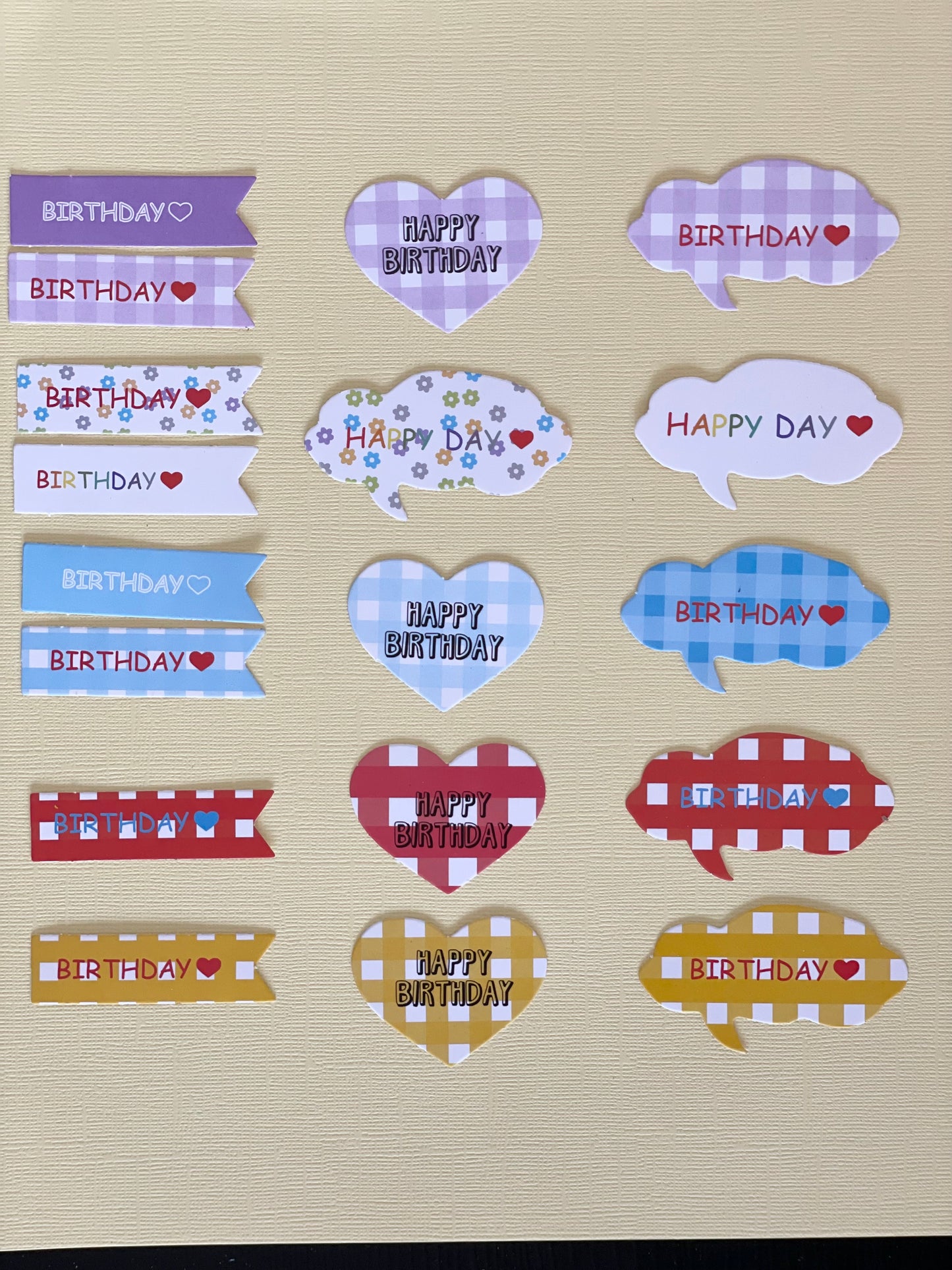 Paper Cake Topper E