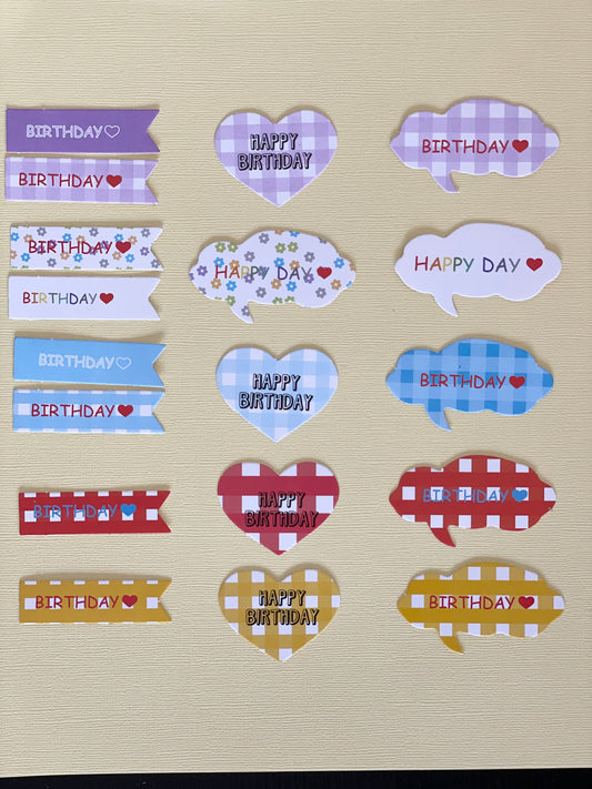 Paper Cake Topper E