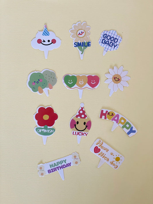 Paper Cake Topper H