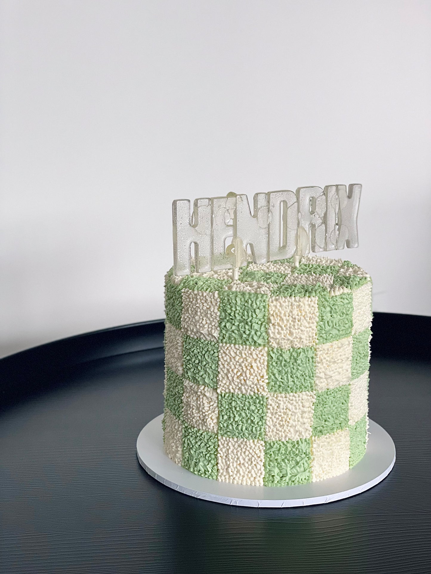 Checkered cake