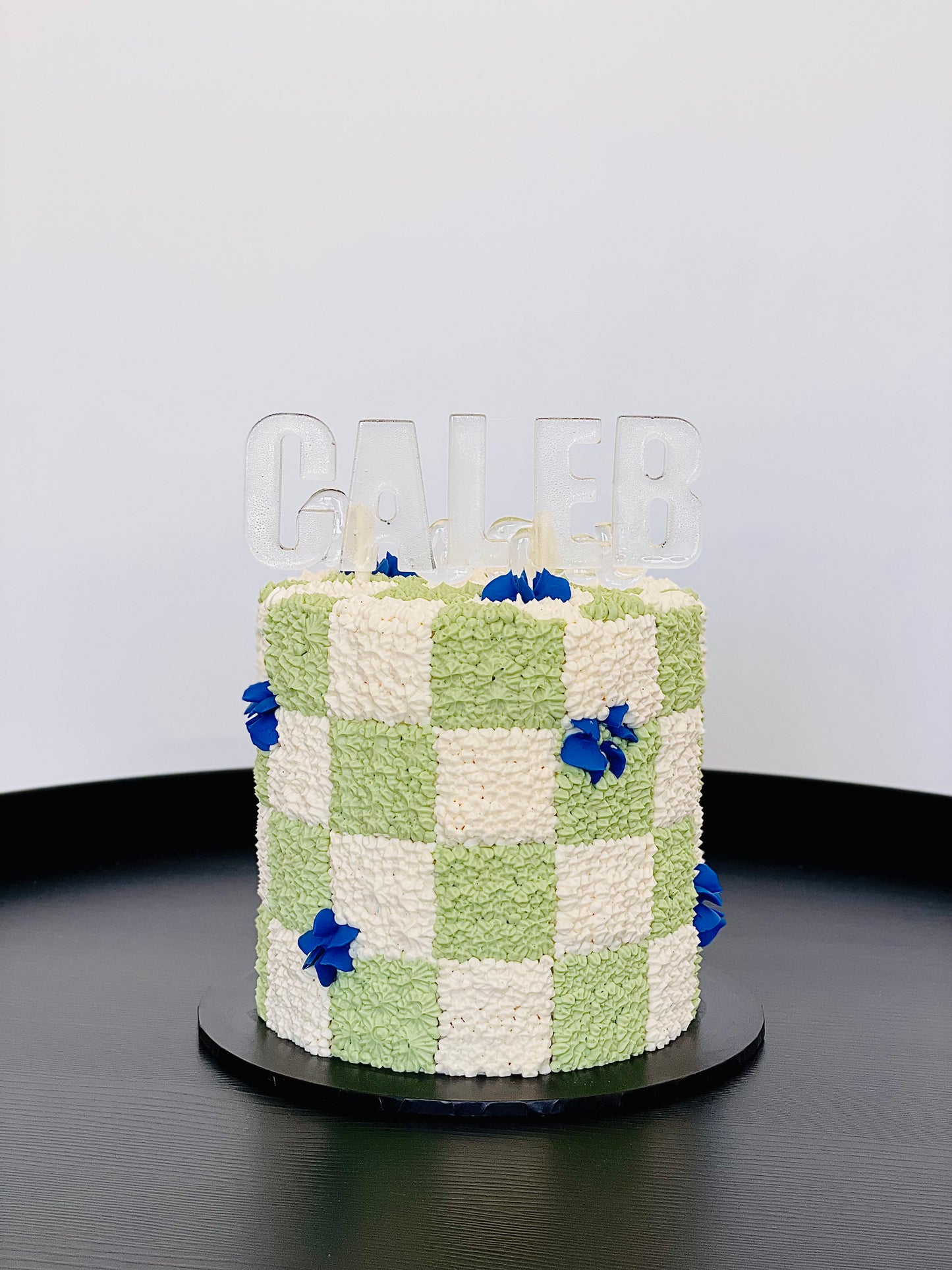 Checkered cake