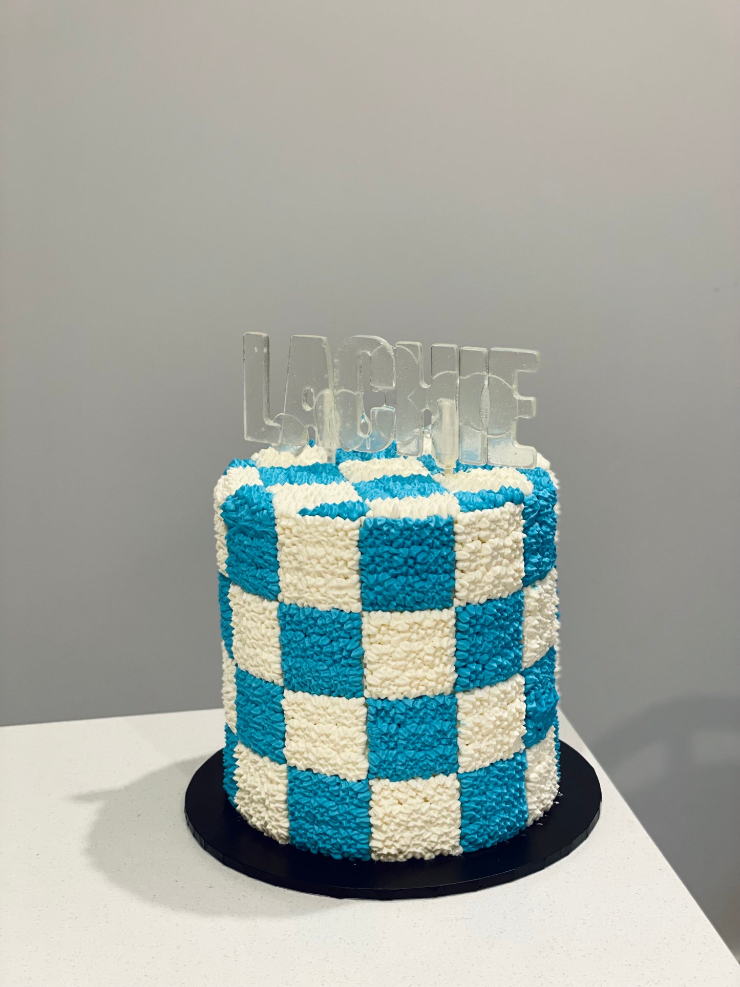 Checkered cake