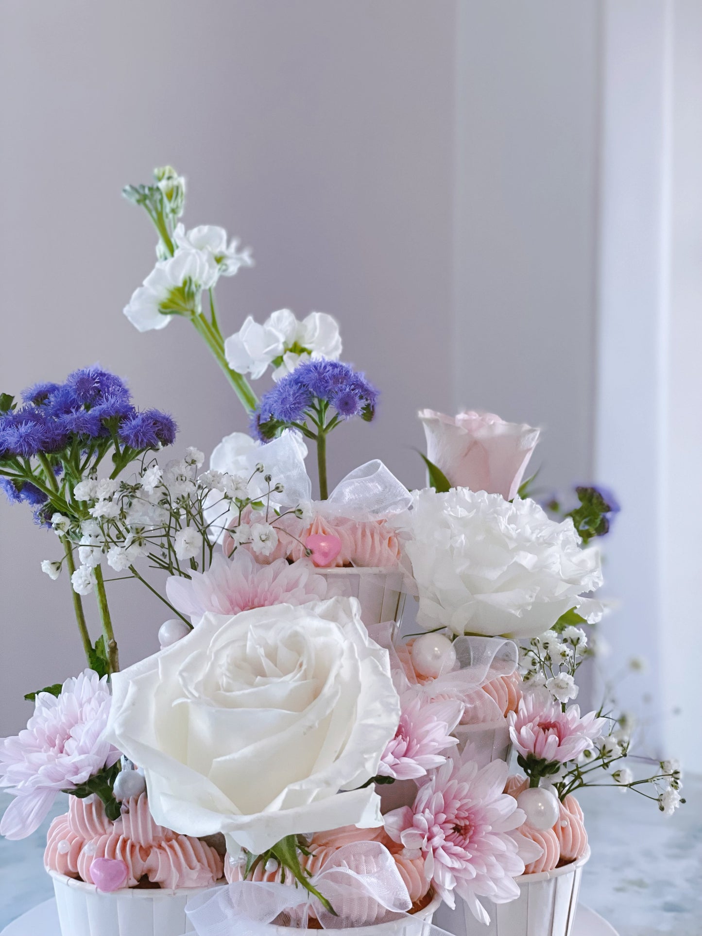 Sweet Bloom Cupcake Tower