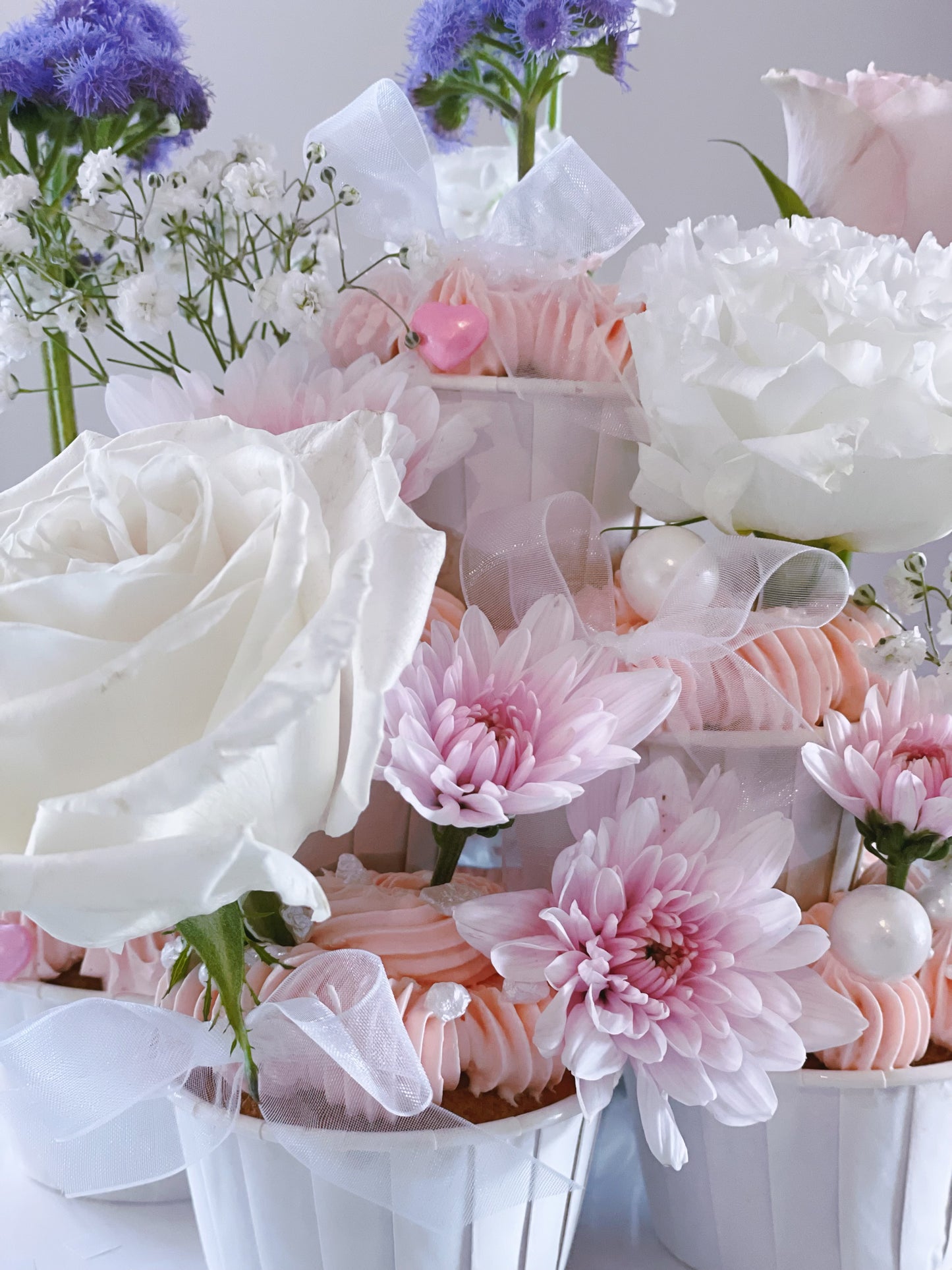 Sweet Bloom Cupcake Tower