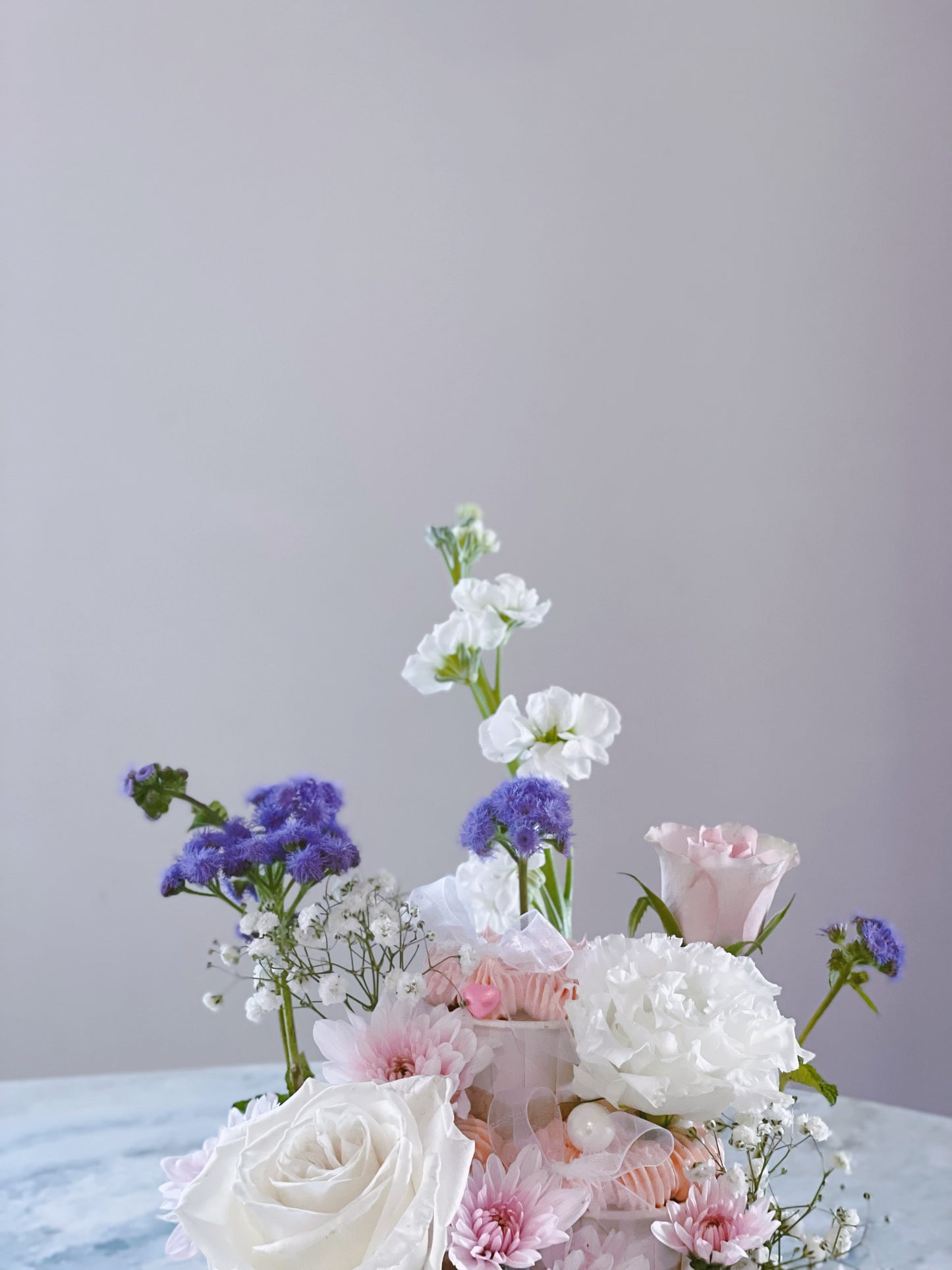 Sweet Bloom Cupcake Tower