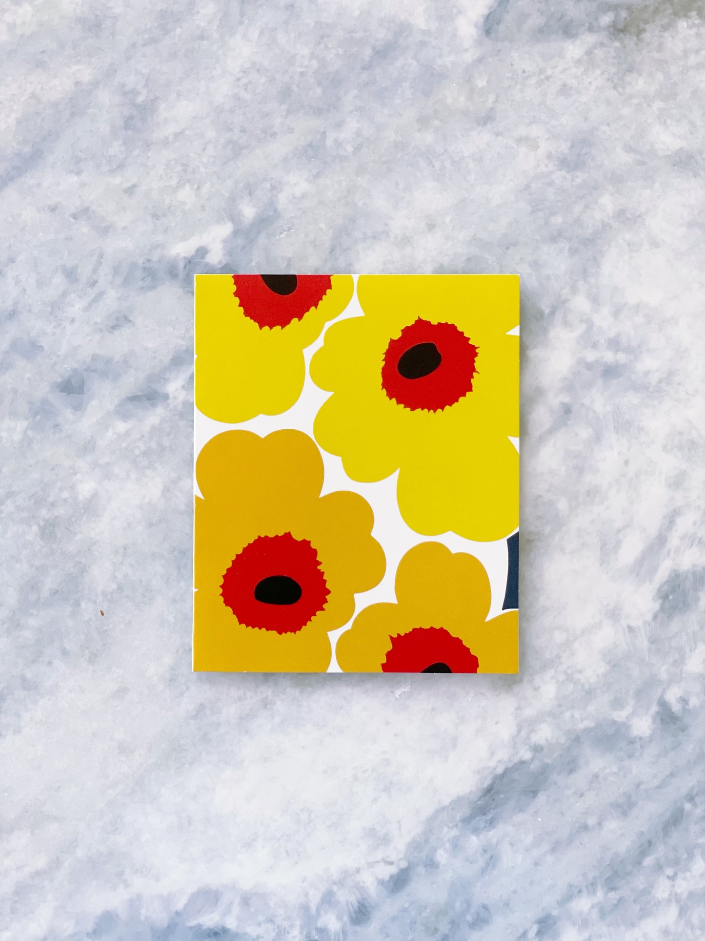 Marimekko Card Unikko Yellow Orange