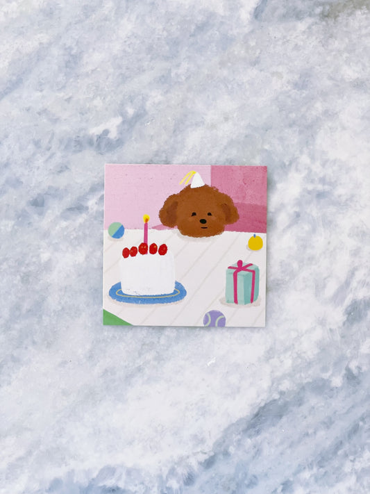 Mini Korean Style Greeting Card